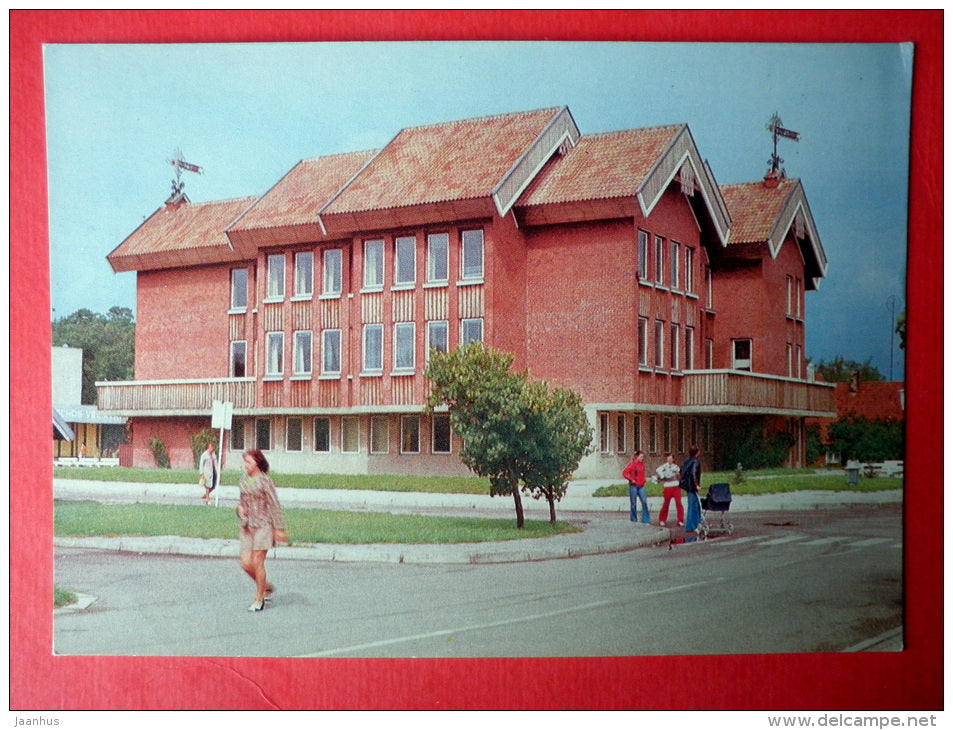 Executive Committee of the City Neringa - Nida - 1981 - Lithuania USSR - unused - JH Postcards