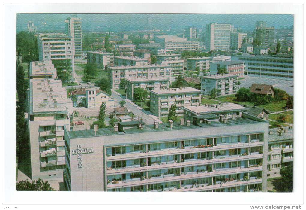 New Residental Area - Sofia - 1973 - Bulgaria - unused - JH Postcards