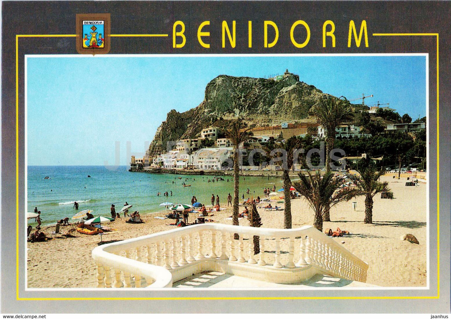 Benidorm - Playa de Poniente - beach - 308 - Spain - unused - JH Postcards