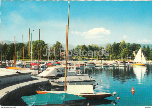 Versoix - Le Port Choiseul - sailing boat - 2593 - 1976 - Switzerland - used - JH Postcards