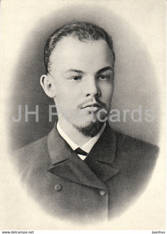 Vladimir Lenin - Lenin as a University student , 1890 - 1965 - Russia USSR - unused - JH Postcards