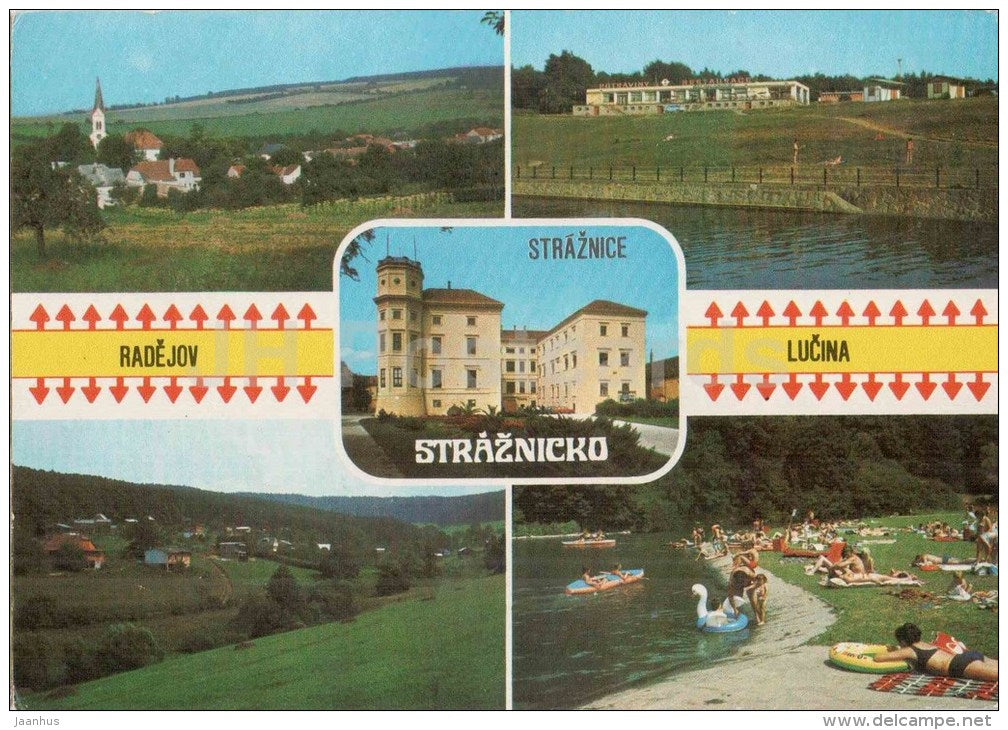 Straznicko - Straznice - Radejov - Lucina - Czechoslovakia - Czech - used 1970s - JH Postcards