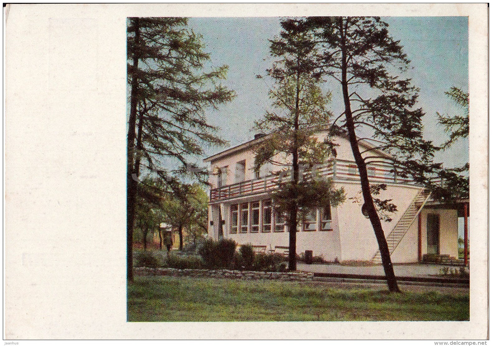 sanatorium Estonia - housing No. 2 - Pärnu - postal stationery - 1966 - Estonia USSR - used - JH Postcards