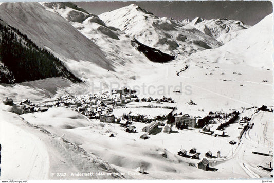 Andermatt 1444 m gegen Furka Unser schones Urserntal - 3342 - old postcard - Switzerland - unused - JH Postcards