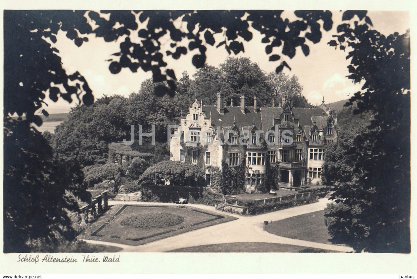 Schloss Altenstein - Thur Wald - castle - 28 - old postcard - Germany - unused - JH Postcards