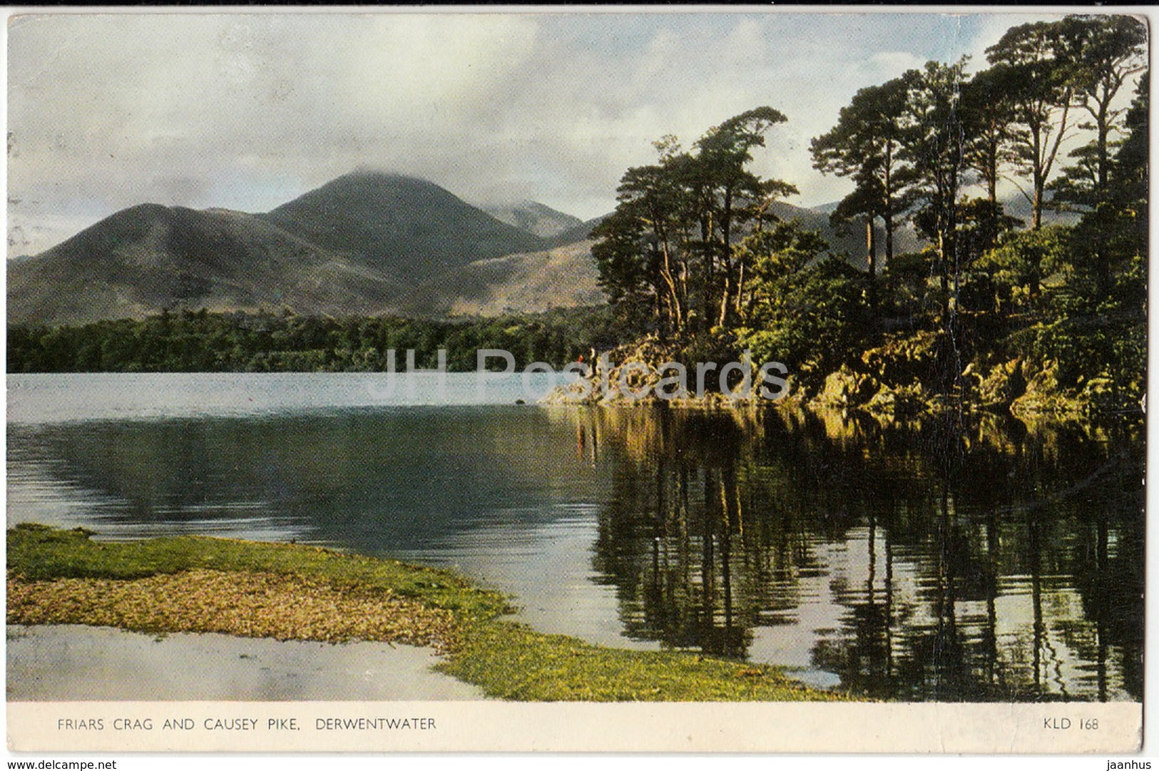 Derwentwater - Friars Crag and Causey Pike - KLD 168 - 1958 - United Kingdom - England - used - JH Postcards