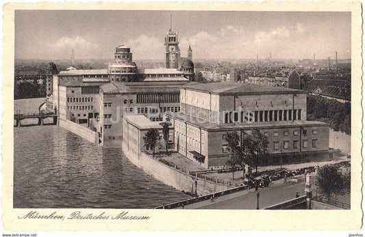 Munchen - Deutsches Museum - Munich - 613 - old postcard - Germany - unused - JH Postcards