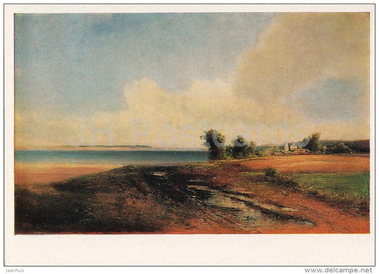 painting by A. Savrasov - Landscape , 1874 - Russian art - 1976 - Russia USSR - unused - JH Postcards