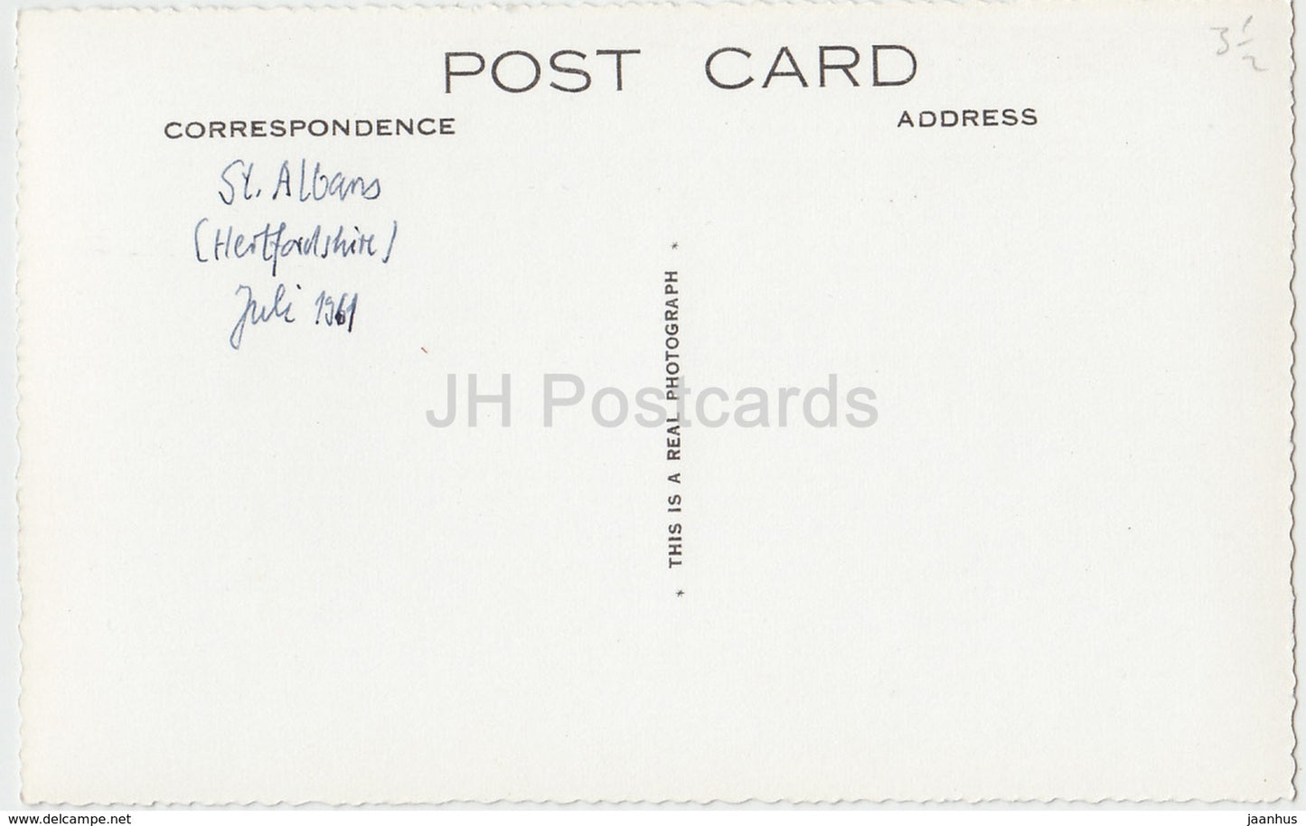 St. Albans Abbey - The West Front - 9477 - 1961 - United Kingdom - England - used