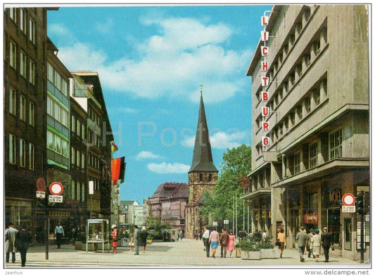 Essen - Kettwiger strasse - 43 - Germany - 1980 gelaufen - JH Postcards