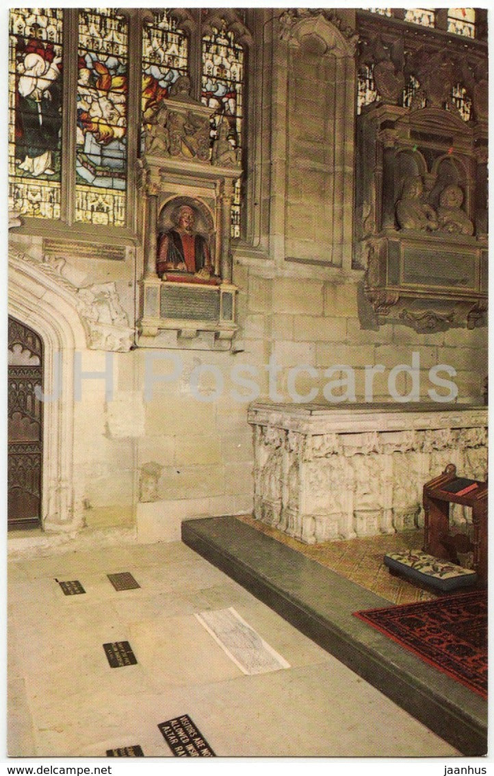 Stratford-Upon-Avon - Shakespeare' s Monument and Grave - Holy Trinity Church - United Kingdom - England - unused - JH Postcards