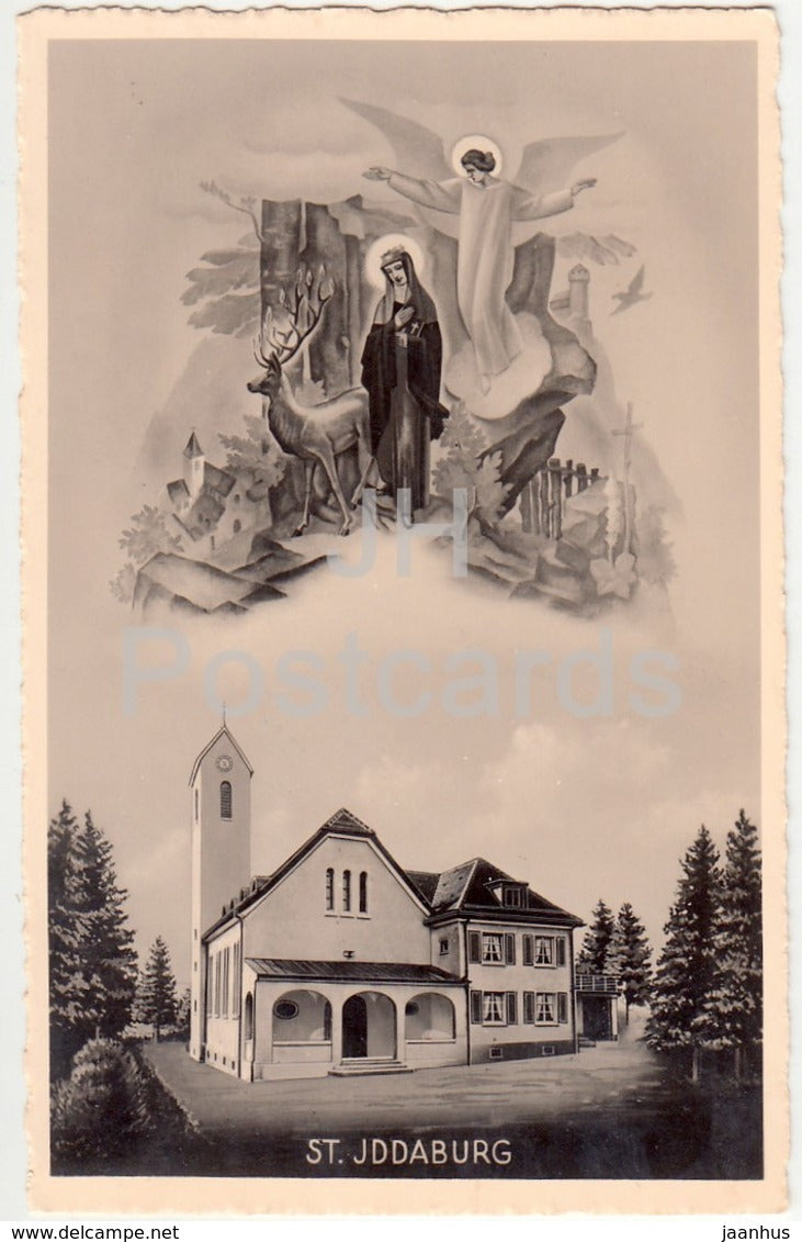 St. Iddaburg - Alttoggenburg bei Gawhli - 498 - Switzerland - old postcard - used - JH Postcards