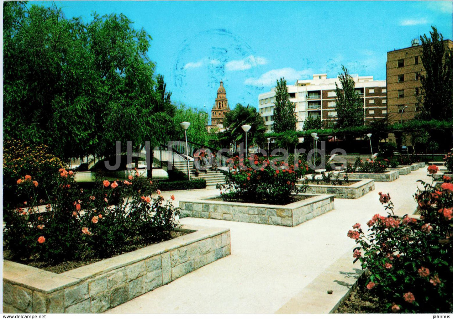 Murcia - Jardines del Teniente Flomesta - 128 - Spain - used - JH Postcards