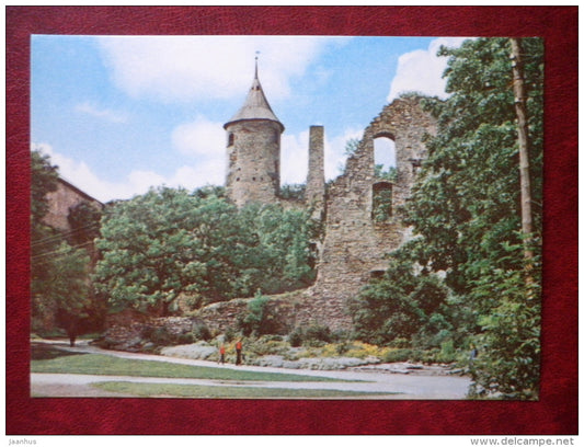 The watch-tower of Haapsalu Castle - Haapsalu - 1979 - Estonia USSR - unused - JH Postcards