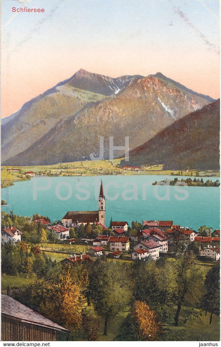 Schliersee - 3000 - old postcard - Germany - unused - JH Postcards