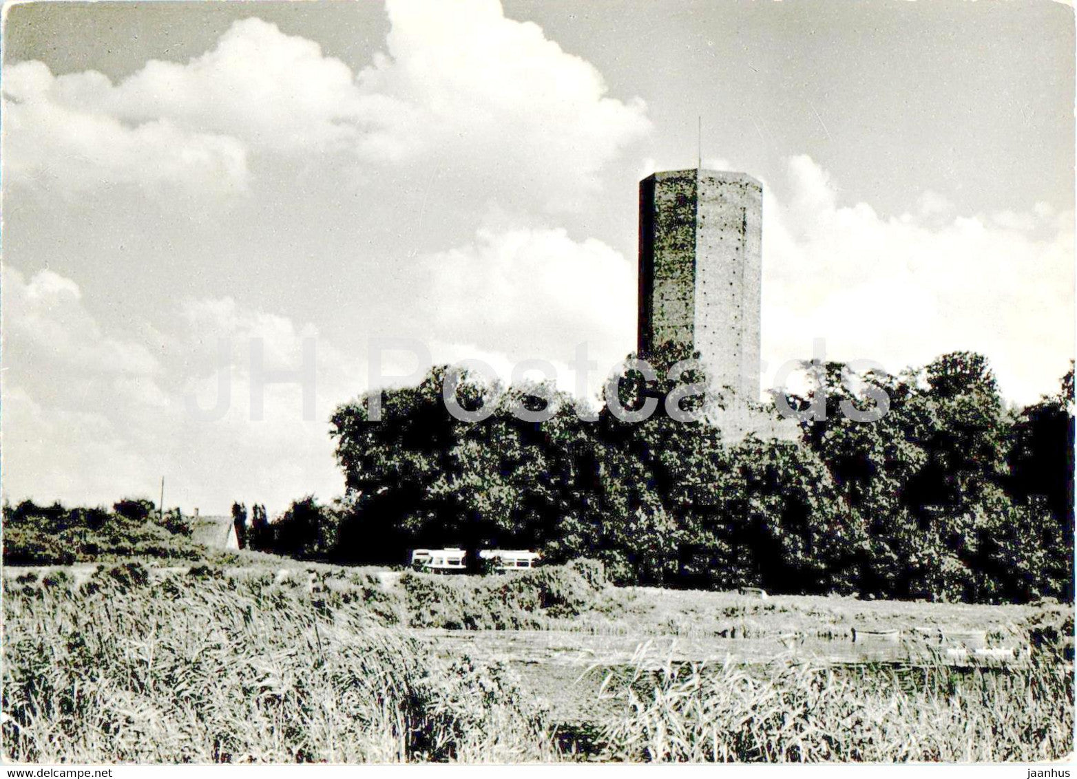 Kruszwica - Mysia Wieza nad Goplem - old postcard - Poland - unused - JH Postcards