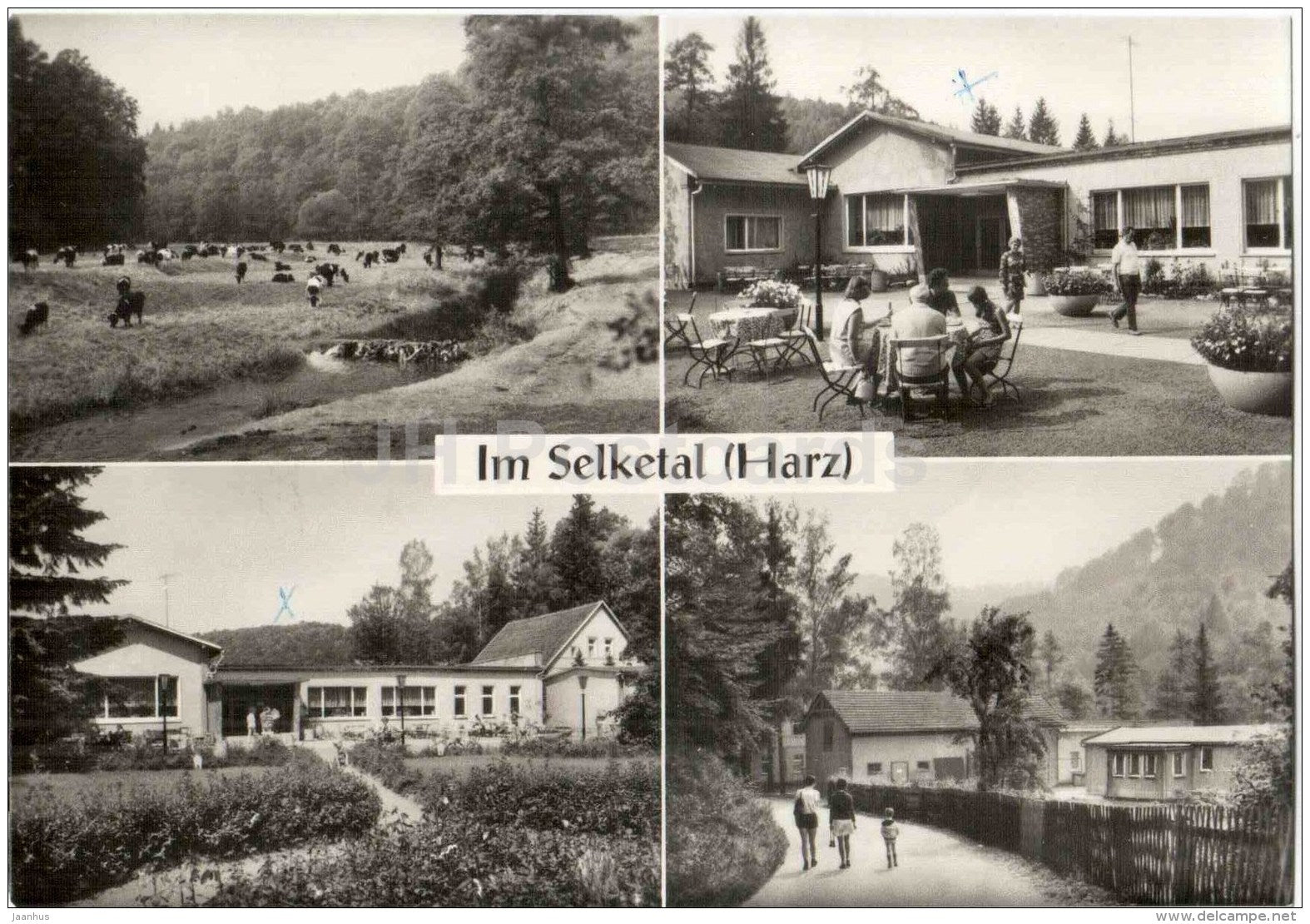 Im Selketal - Harz - Selkemühle - Germany - used in 1977 - JH Postcards