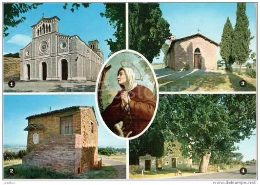 Cortona , Santuario di S. Margherita - Laviano - Petrignano  - Arezzo - Toscana - 529276 - Italia - Italy - unused - JH Postcards