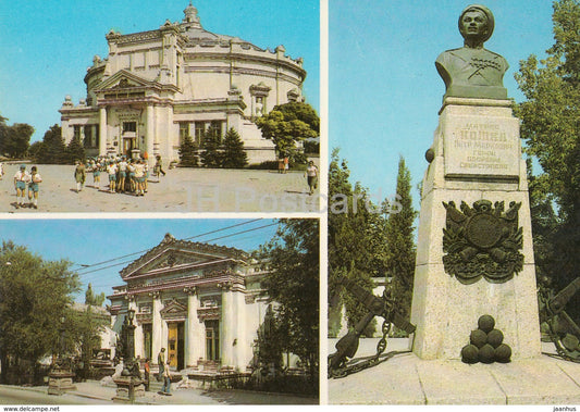 Sevastopol -  panorama Defense of Sevastopol - museum - monument - postal stationery - 1985 - Ukraine USSR - unused - JH Postcards