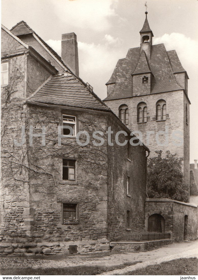 Allstedt - Thomas Muntzer Turm - castle - Historische Statten in Thuringen - DDR Germany - unused - JH Postcards