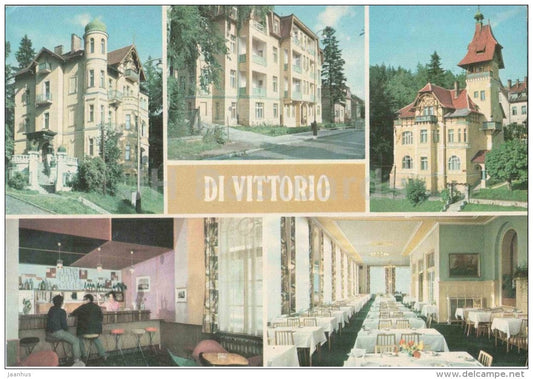 Marianske Lazne - Marienbad - spa - convalescent home ROH Di Vittorio - Czechoslovakia - Czech - used 1971 - JH Postcards