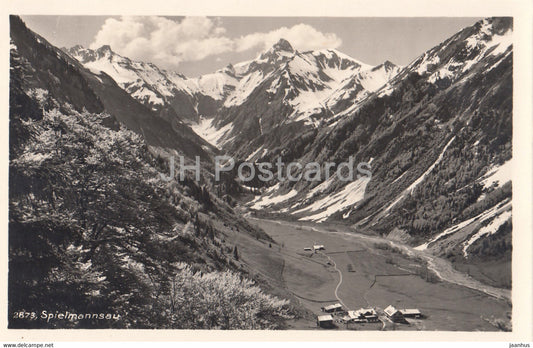 Spielmannsau b Oberstdorf i Bayr Allgau - 2873 - old postcard - Germany - unused - JH Postcards