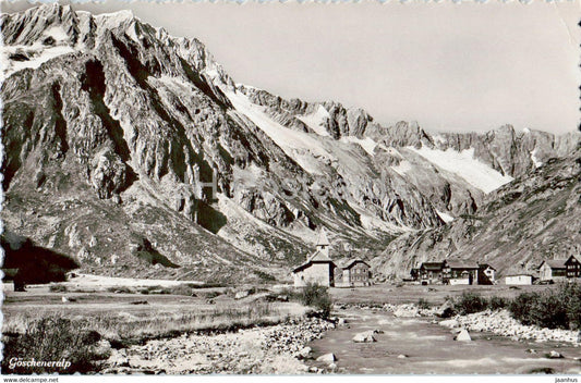 Goscheneralp - 2228 - old postcard - 1940 - Switzerland - used - JH Postcards