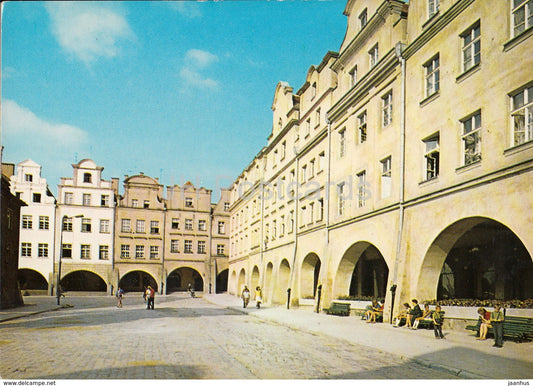 Jelenia Gora - Town Hall Square - Poland - 1974 - used - JH Postcards