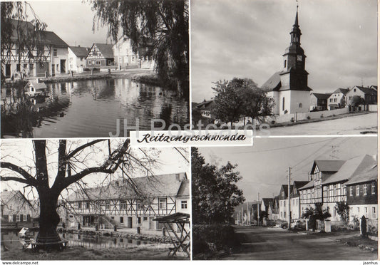 Reitzengeschwenda - church - Germany DDR - unused - JH Postcards