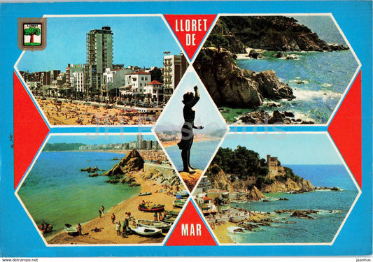 Lloret de Mar - Diferents aspectes - multiview - 113 - Spain - used - JH Postcards