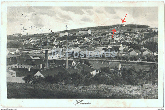 Horovice - old postcard - 1936 - Czech Republic - Czechoslovakia - used - JH Postcards