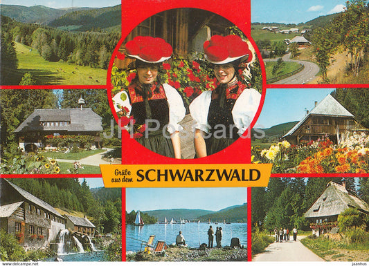 Grusse aus dem Schwarzwald - Schoner Schwarzwald - Trachten - folk costumes - 2004 - Germany - used - JH Postcards