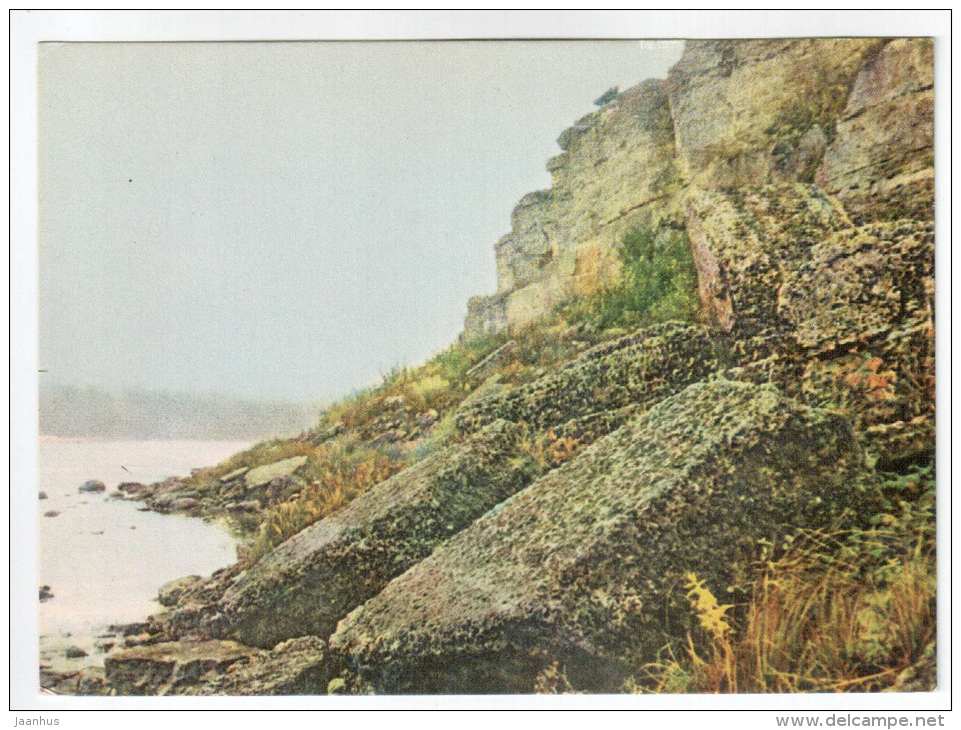 Crags of the Daugava river - Latvia USSR - unused - JH Postcards