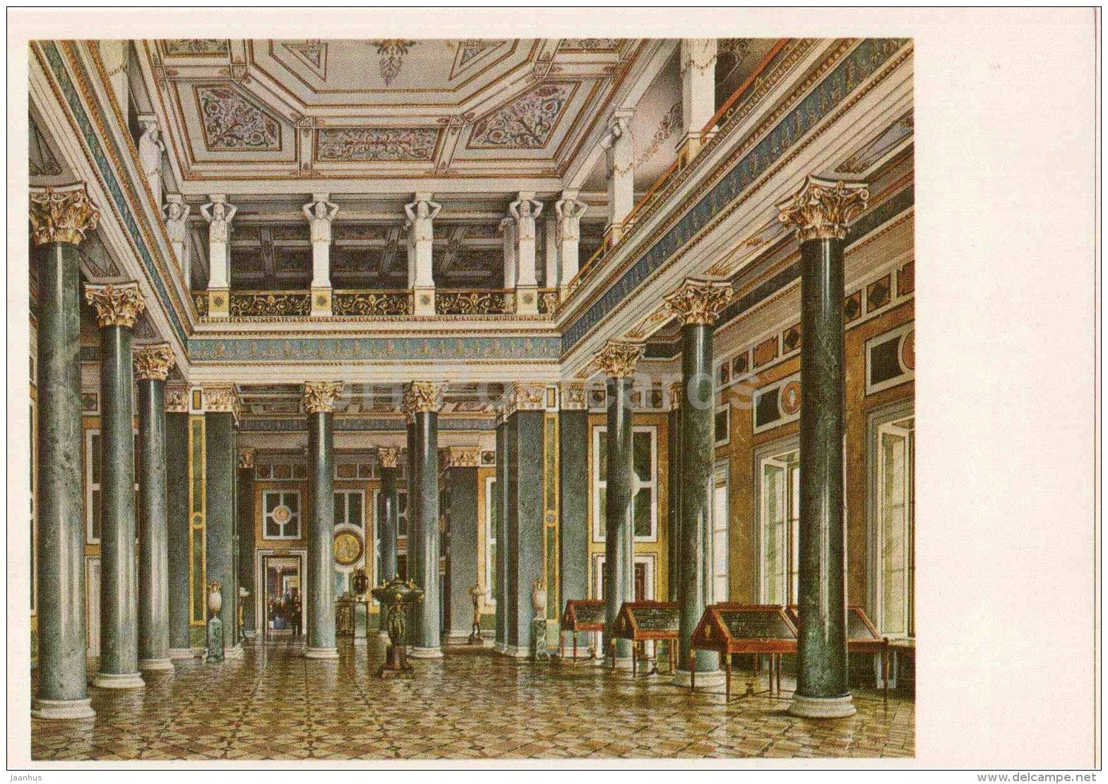 Hall of Western European coins - The New Hermitage - St. Petersburg - Leningrad - 1975 - Russia USSR - unused - JH Postcards