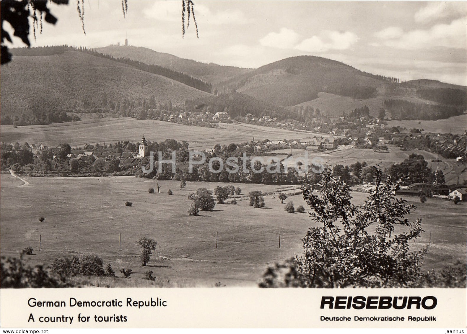 Tabarz Health Resort in the Thuringian Forest - REISEBÜRO - 1964 - DDR - Germany - unused - JH Postcards