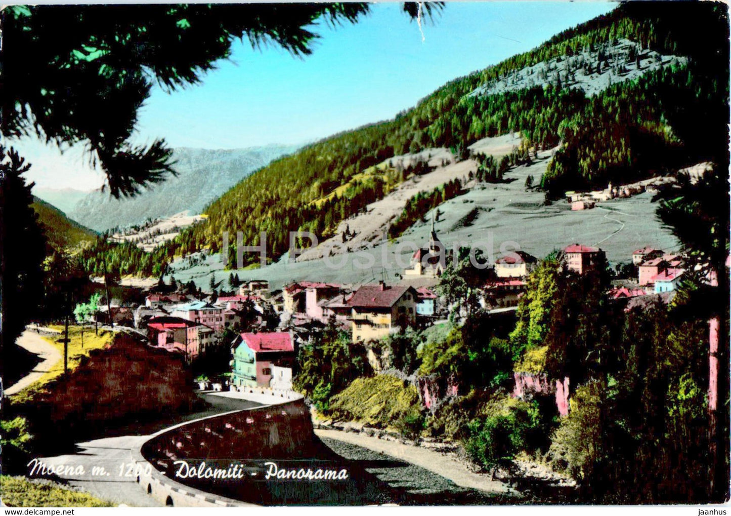 Moena - Dolomiti - Panorama - 1966 - Italy - used - JH Postcards