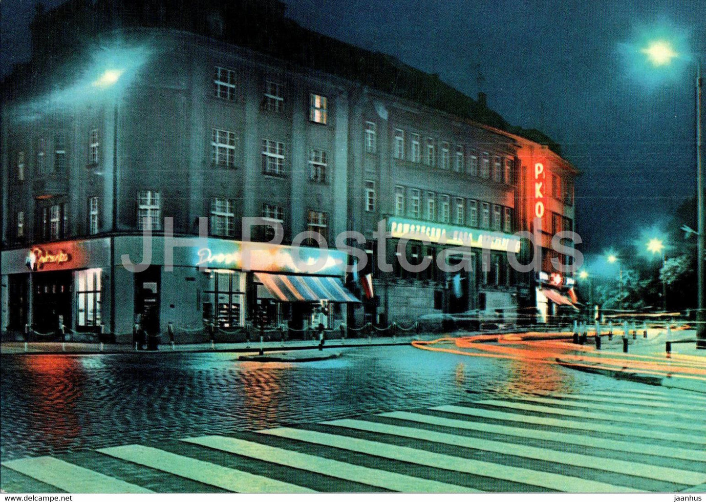 Slupsk - Ulica 9 Marca - March 9 Street - Poland - unused - JH Postcards