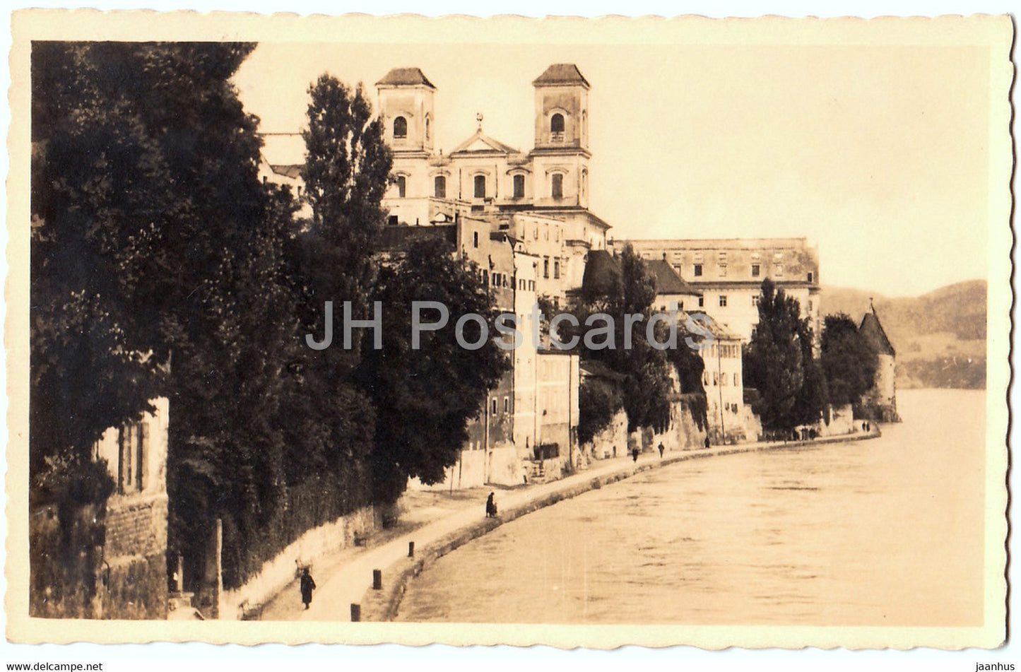 Passau - Innquai - 31 - old postcard - 1935 - Germany - used - JH Postcards