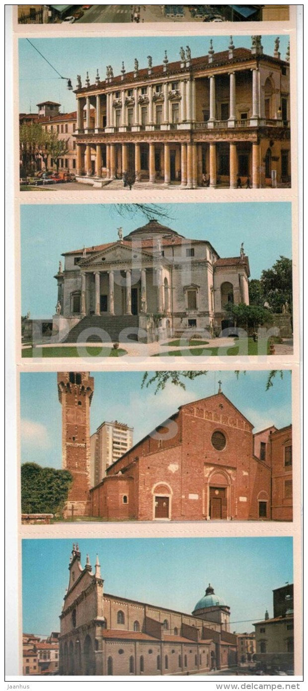 mini photo book with 19 photos - leporello - Vicenza - Italy - unused - JH Postcards