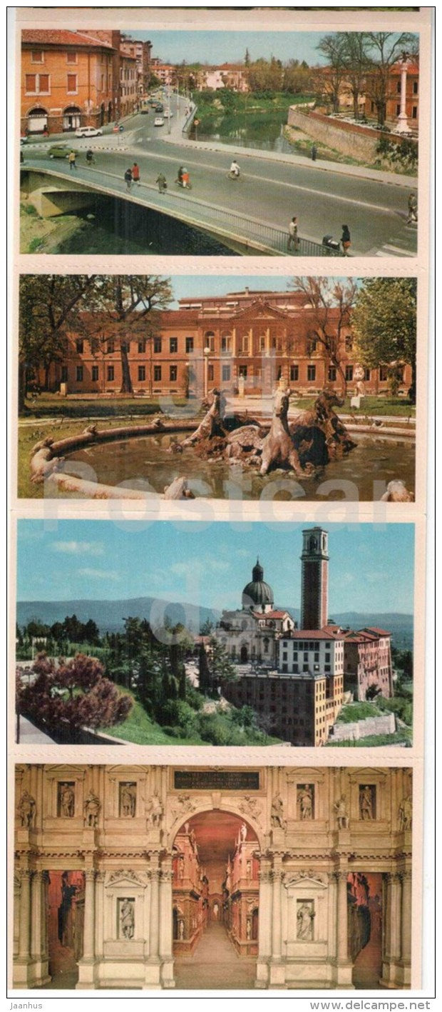 mini photo book with 19 photos - leporello - Vicenza - Italy - unused - JH Postcards