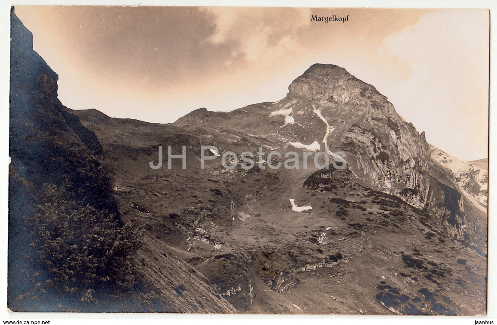 Margelkopf - 1196 - Switzerland - 1928 - used - JH Postcards