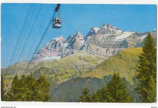 Teleferique de Champery-Planachaux - cable car - 9623 - Switzerland - unused - JH Postcards