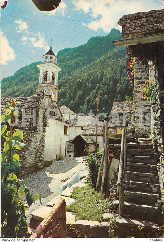 Sonogno - 6611 - 1981 - Switzerland - used - JH Postcards