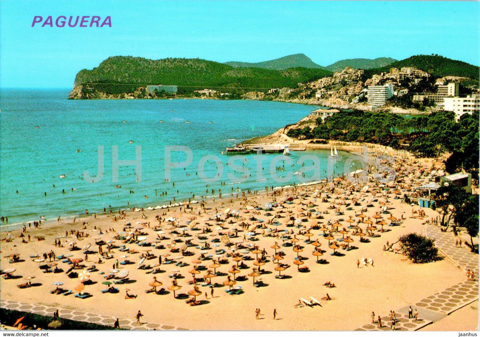 Paguera - Mallorca - beach - 1731 - Spain - used - JH Postcards