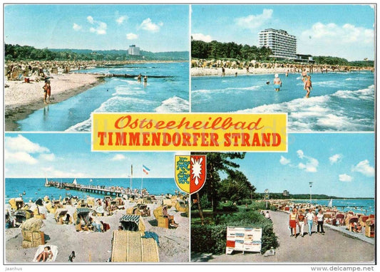 Ostseeheilbad Timmendorfer Strand - beach - 701/29 - Germany - 1977 gelaufen - JH Postcards