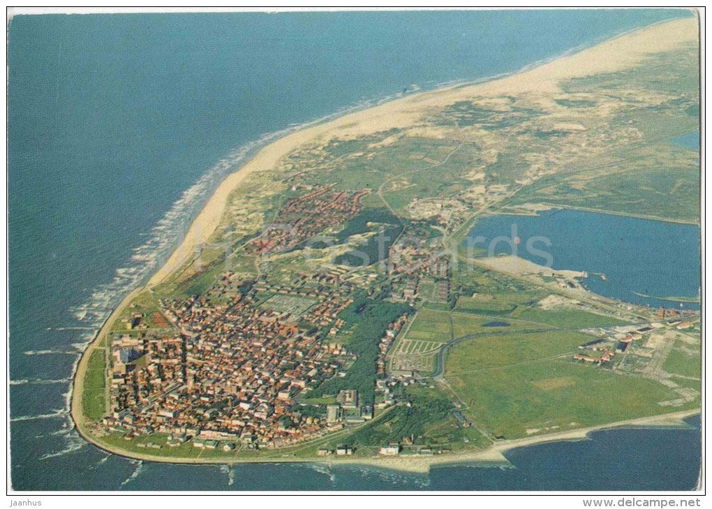 Nordseebad Norderney - Luftaufnahme - Germany - 1974 gelaufen - JH Postcards