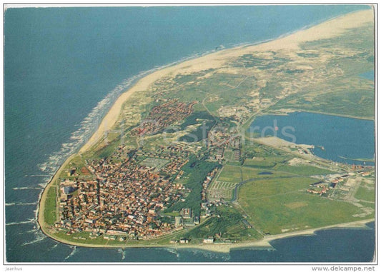 Nordseebad Norderney - Luftaufnahme - Germany - 1974 gelaufen - JH Postcards