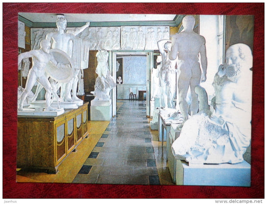 Museum of Classical Archaeology - sculptures - Tartu - 1982 - Estonia - USSR - unused - JH Postcards