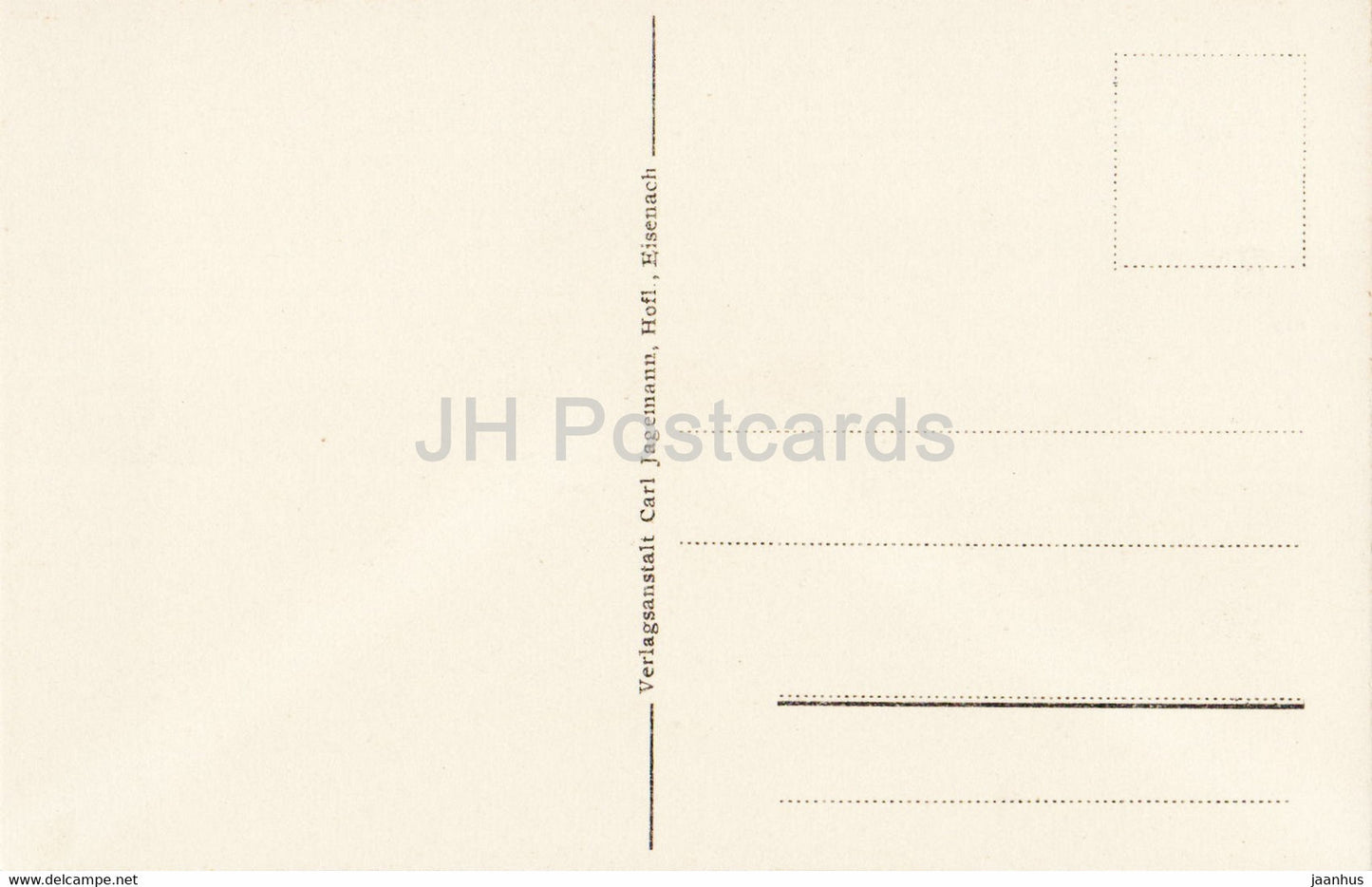 Wartburg - Am Eselstandplatz - Esel - Tiere - alte Postkarte - Deutschland - unbenutzt