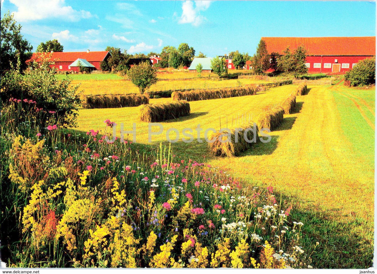 Farm view - 1994 - Sweden - used - JH Postcards